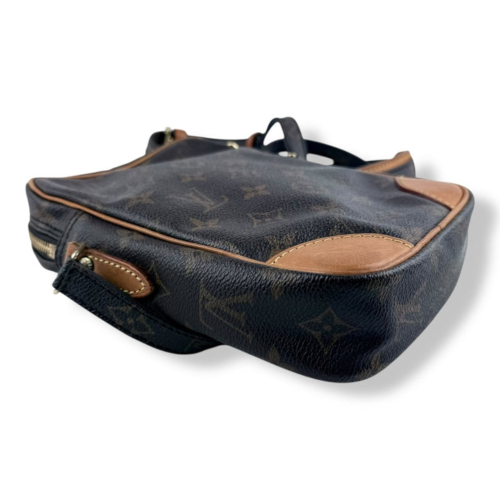 Louis Vuitton Vintage Brown Danube BB Crossbody Handbag - Lux Central