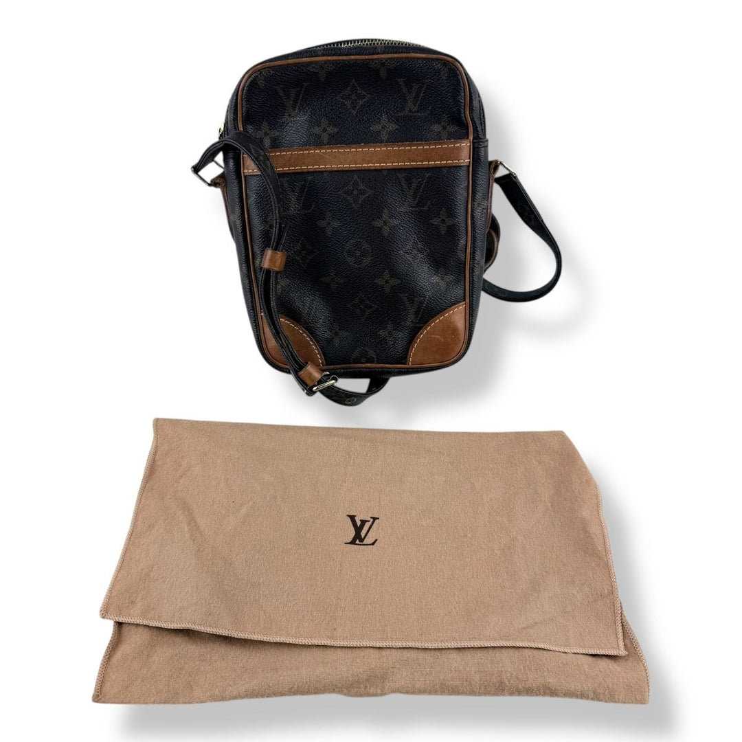 Louis Vuitton Vintage Brown Danube BB Crossbody Handbag - Lux Central