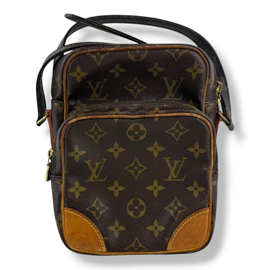 Louis Vuitton Vintage Brown Danube BB Crossbody Handbag - Lux Central