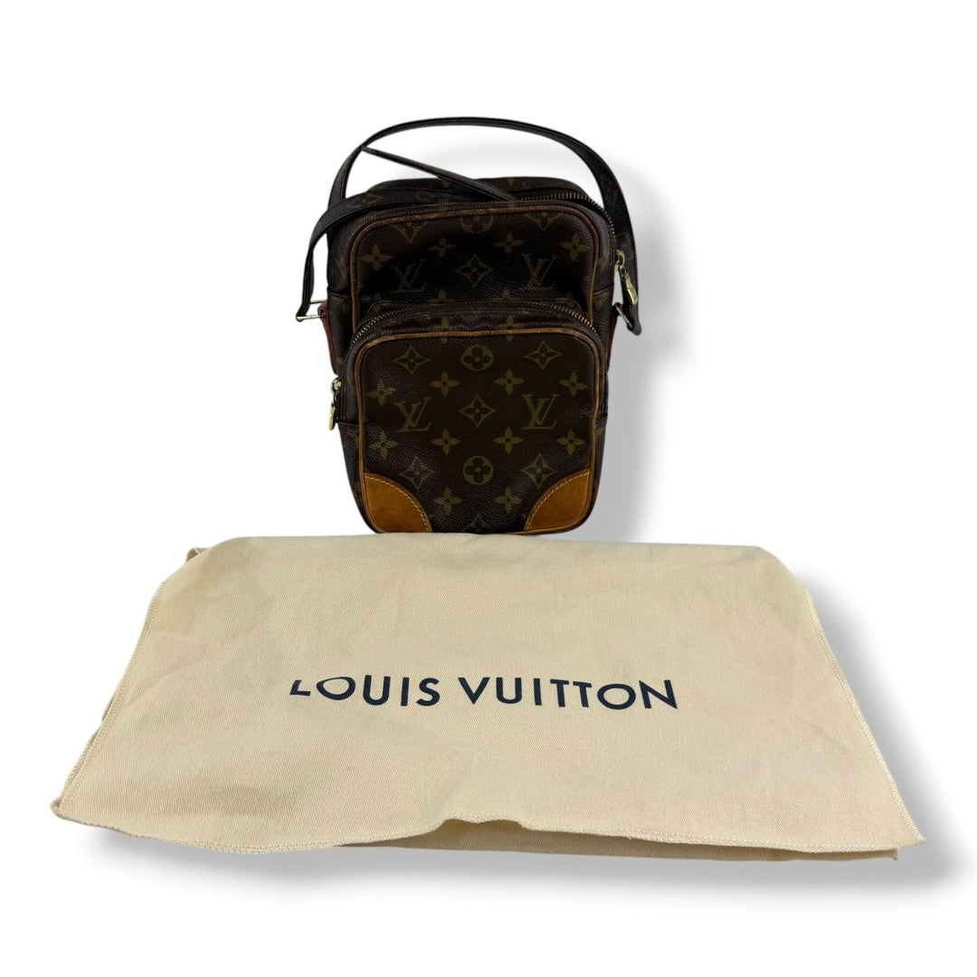 Louis Vuitton Vintage Brown Danube BB Crossbody Handbag - Lux Central