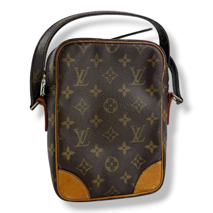 Louis Vuitton Vintage Brown Danube BB Crossbody Handbag - Lux Central
