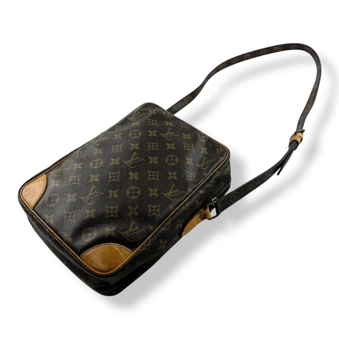Louis Vuitton Vintage Brown Danube MM Crossbody Handbag - Lux Central
