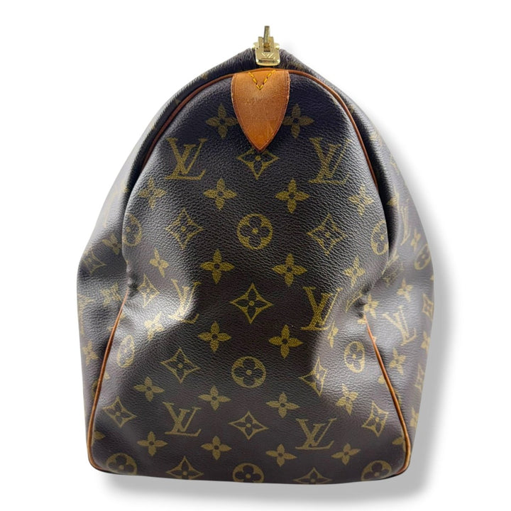 Louis Vuitton Vintage Brown Monogram 45 Keepall Duffle Bag - Lux Central
