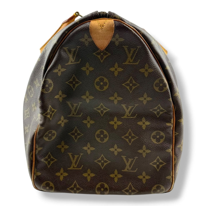 Louis Vuitton Vintage Brown Monogram 45 Keepall Duffle Bag - Lux Central