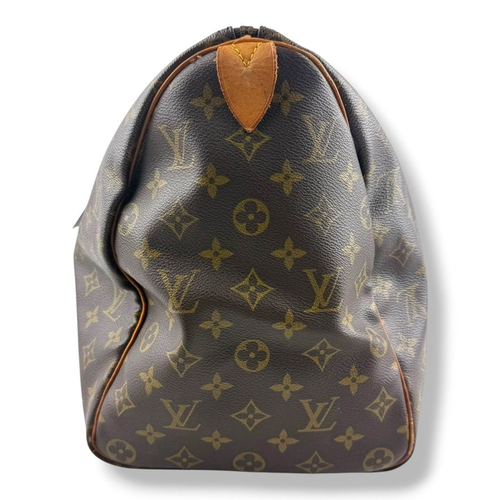 Louis Vuitton Vintage Brown Monogram 45 Keepall Duffle Bag - Lux Central