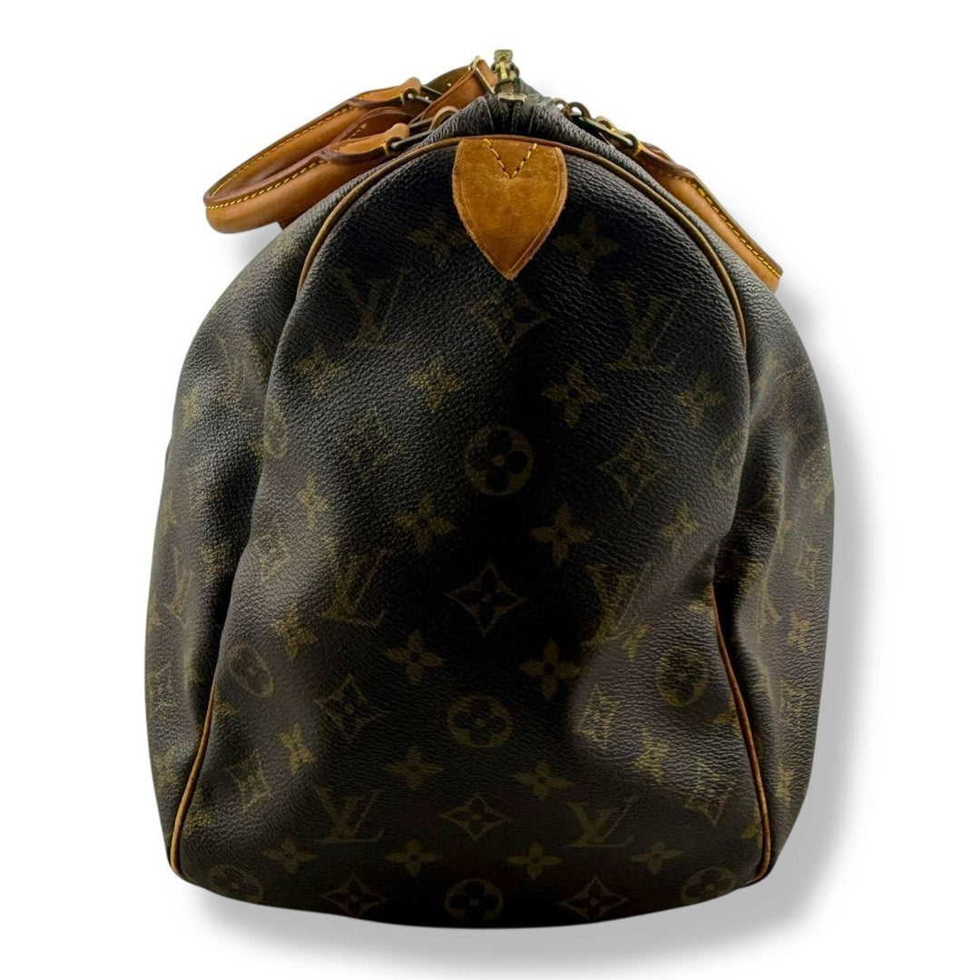 Louis Vuitton Vintage Brown Monogram 45 Keepall Duffle Bag - Lux Central