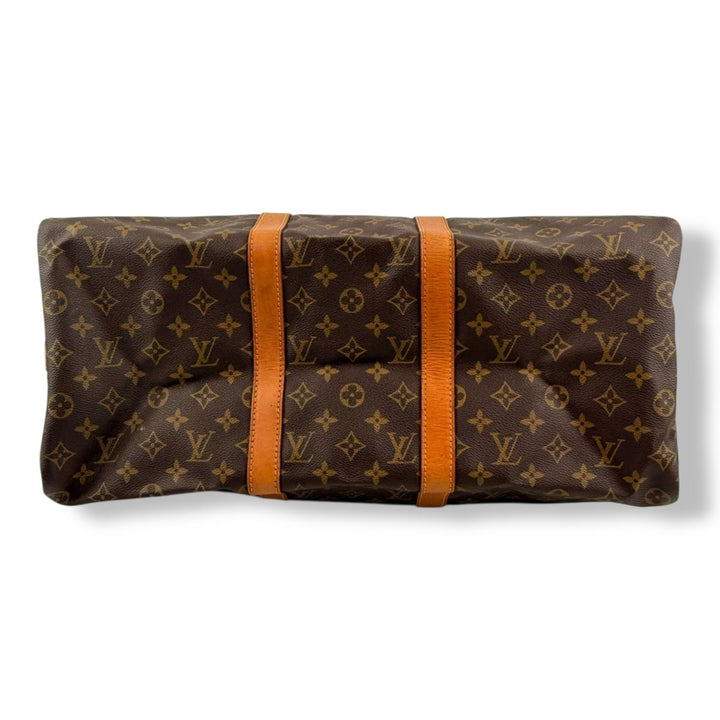 Louis Vuitton Vintage Brown Monogram 50 Keepall Duffle Bag - Lux Central