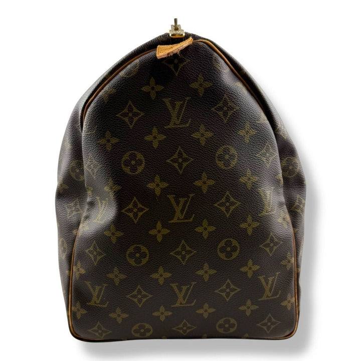 Louis Vuitton Vintage Brown Monogram 50 Keepall Duffle Bag - Lux Central