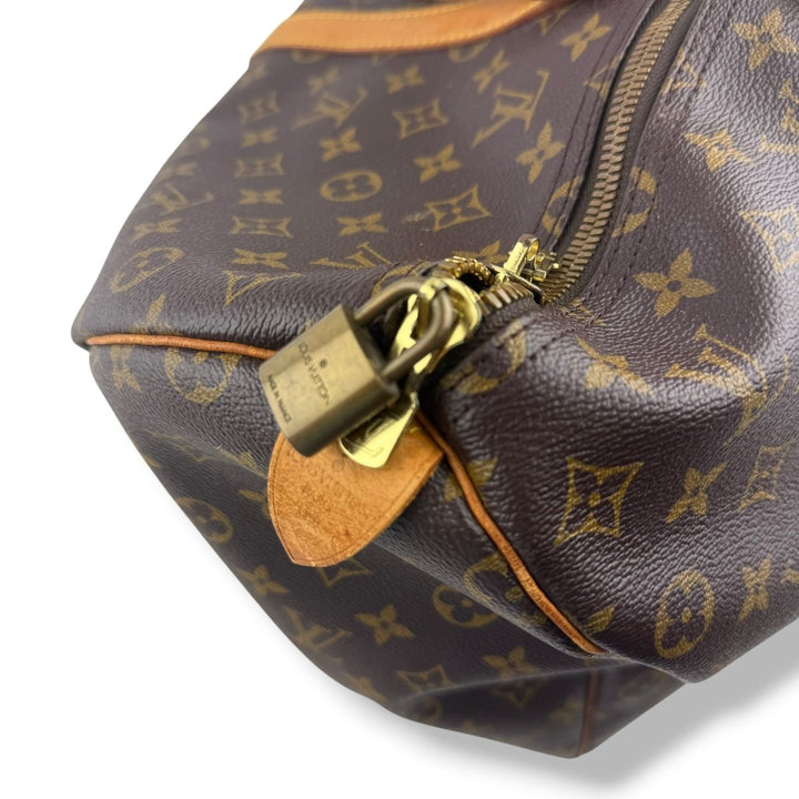 Louis Vuitton Vintage Brown Monogram 50 Keepall Duffle Bag - Lux Central
