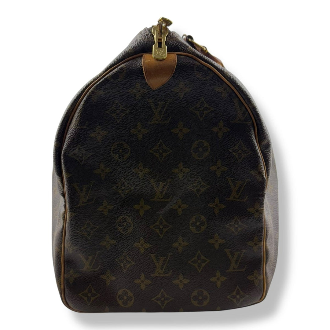 Louis Vuitton Vintage Brown Monogram 50 Keepall Duffle Bag - Lux Central