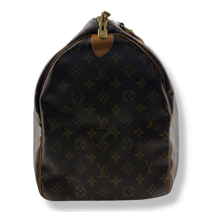 Louis Vuitton Vintage Brown Monogram 50 Keepall Duffle Bag - Lux Central