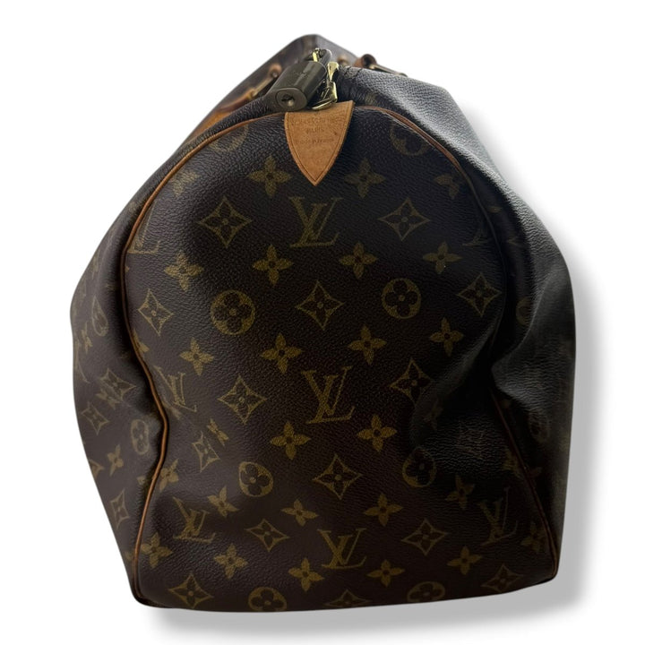 Louis Vuitton Vintage Brown Monogram 50 Keepall Duffle Bag - Lux Central