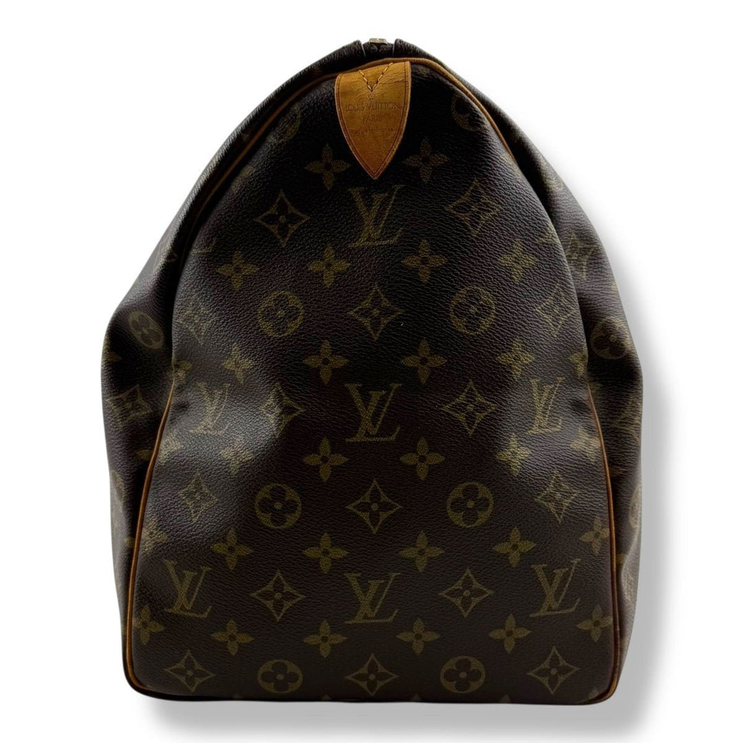 Louis Vuitton Vintage Brown Monogram 50 Keepall Duffle Bag - Lux Central