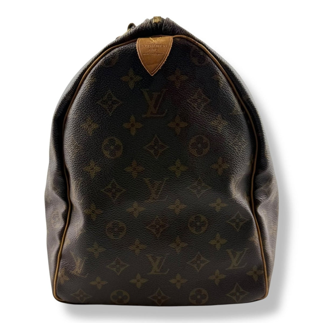 Louis Vuitton Vintage Brown Monogram 50 Keepall Duffle Bag - Lux Central