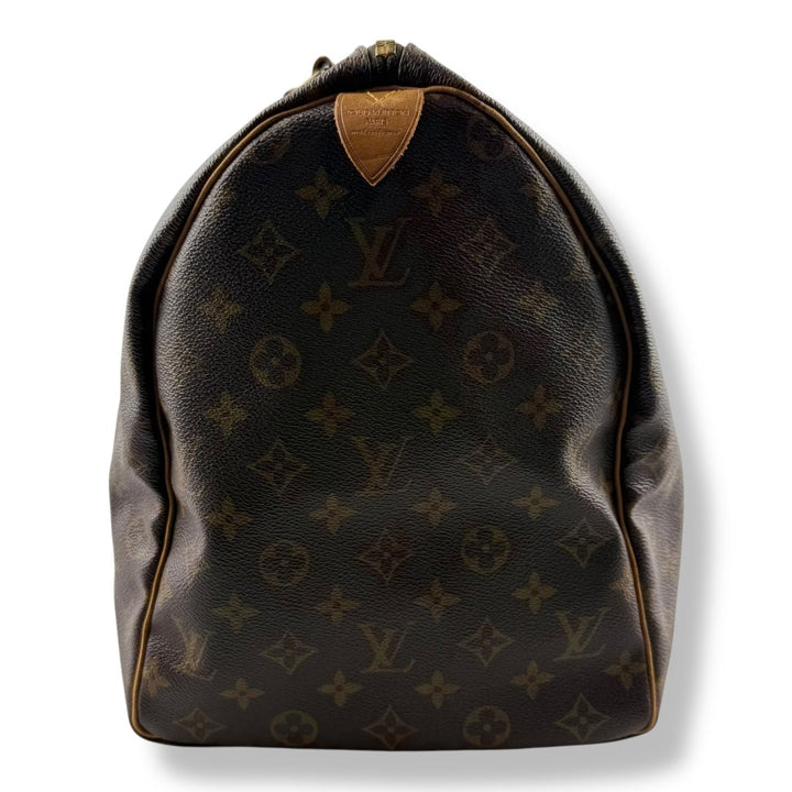 Louis Vuitton Vintage Brown Monogram 50 Keepall Duffle Bag - Lux Central