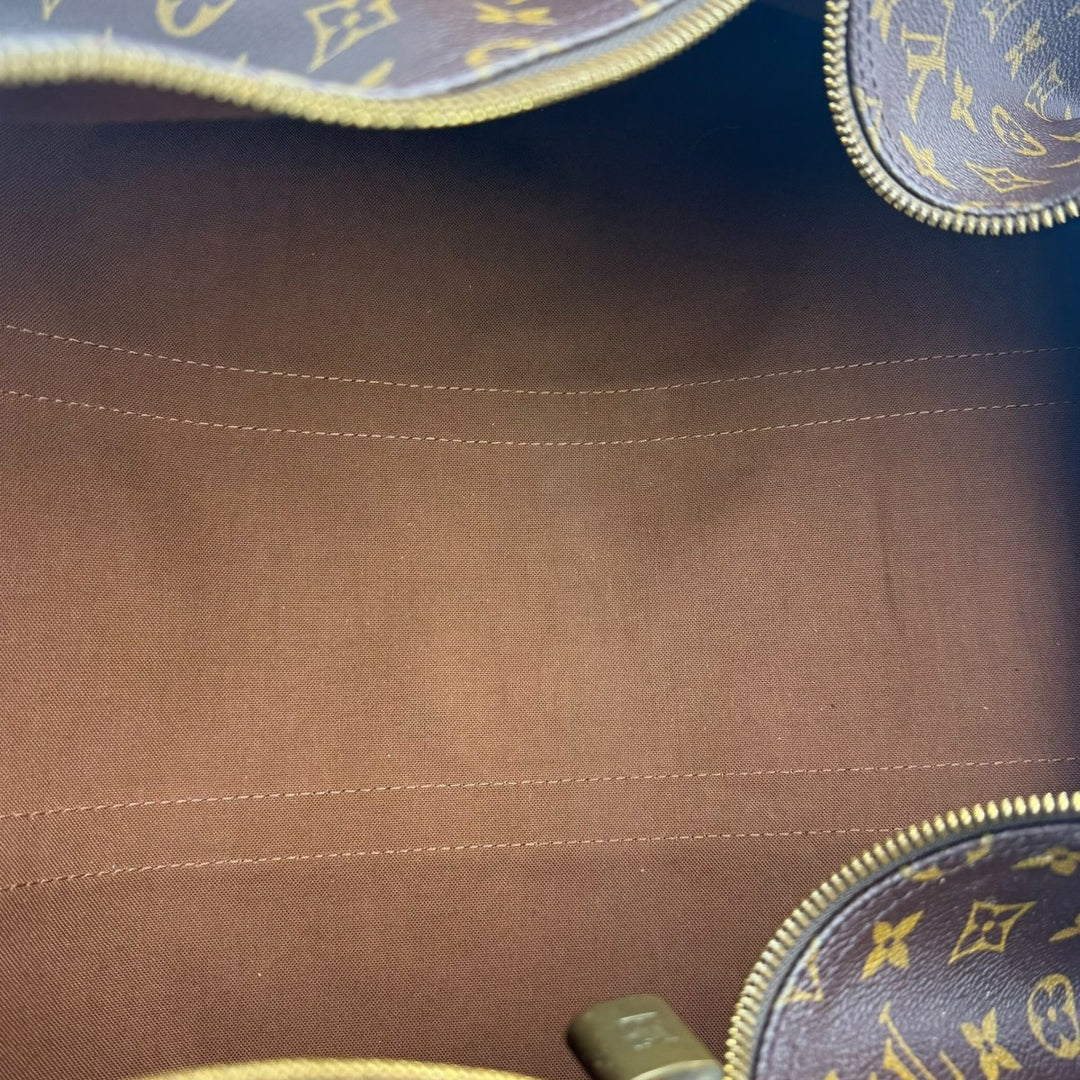 Louis Vuitton Vintage Brown Monogram 50 Keepall Duffle Bag - Lux Central