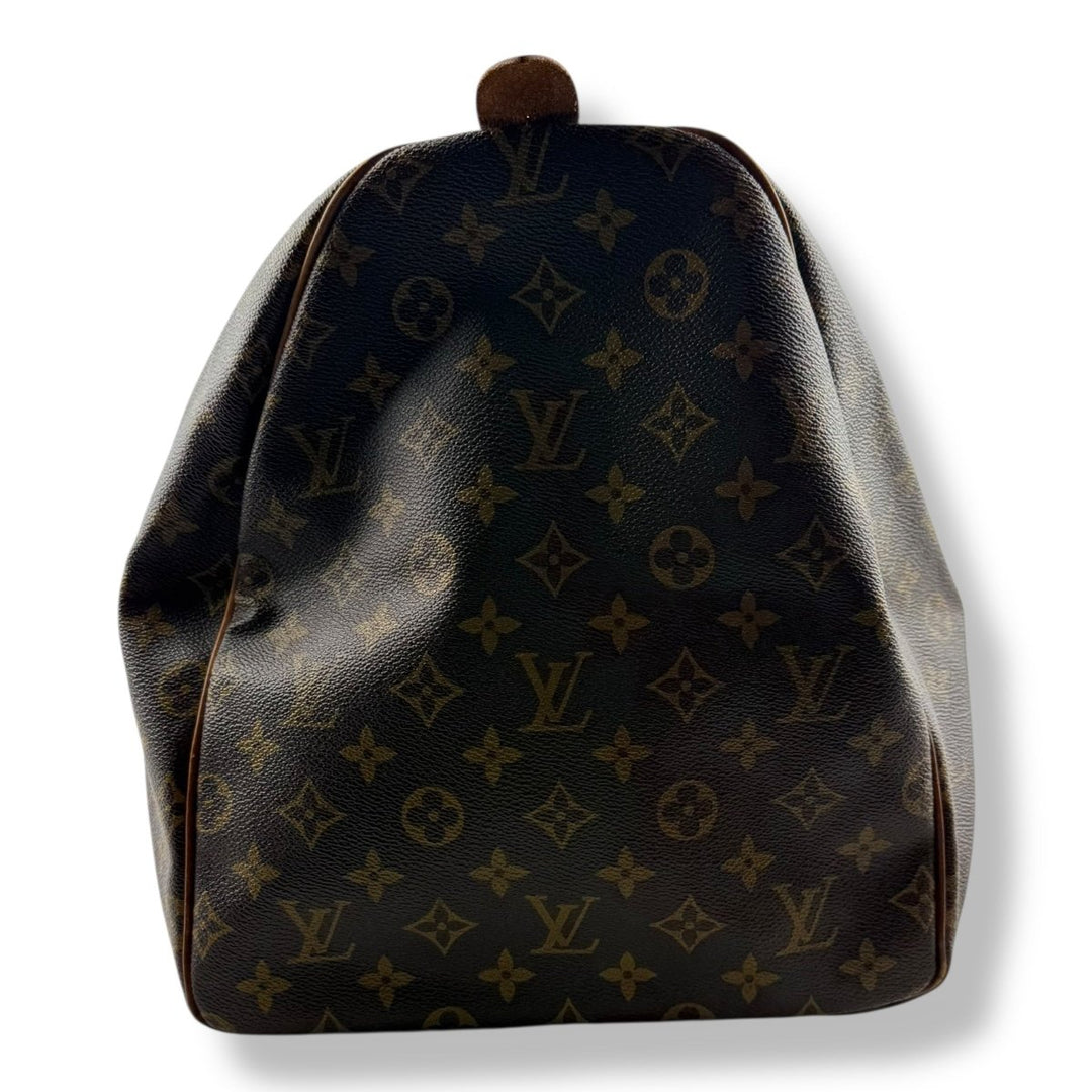 Louis Vuitton Vintage Brown Monogram 55 Keepall Duffle Bag - Lux Central
