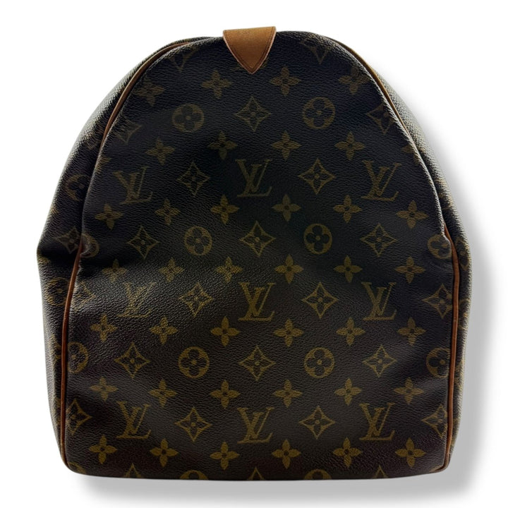 Louis Vuitton Vintage Brown Monogram 55 Keepall Duffle Bag - Lux Central