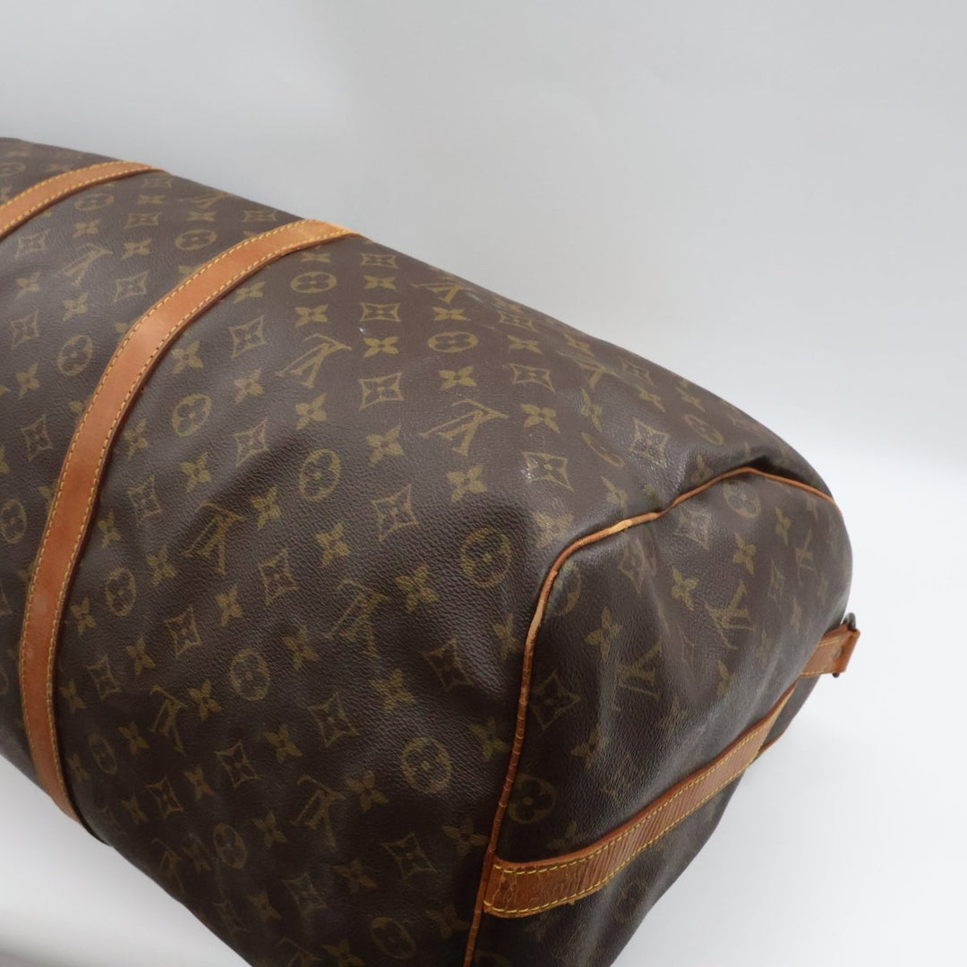 Louis Vuitton Vintage Brown Monogram 60 Keepall Duffle Bag - Lux Central