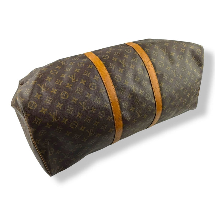 Louis Vuitton Vintage Brown Monogram 60 Keepall Duffle Bag - Lux Central