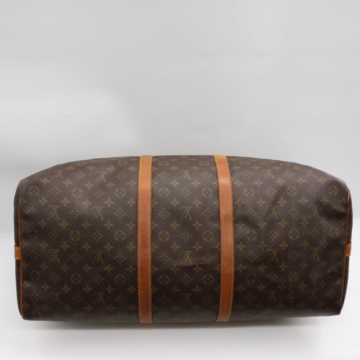 Louis Vuitton Vintage Brown Monogram 60 Keepall Duffle Bag - Lux Central