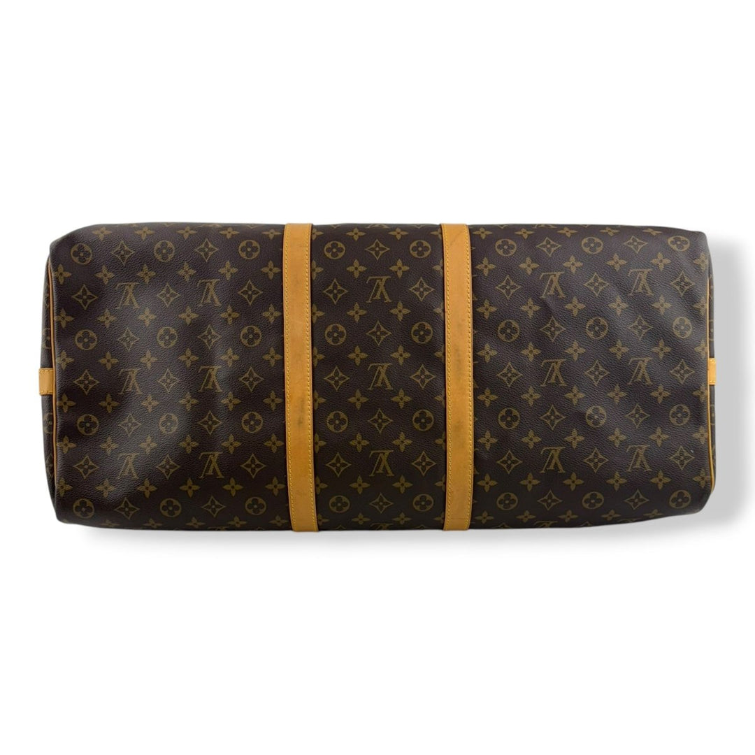 Louis Vuitton Vintage Brown Monogram 60 Keepall Duffle Bag - Lux Central