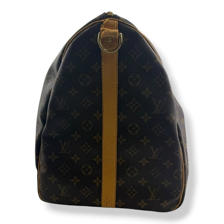Louis Vuitton Vintage Brown Monogram 60 Keepall Duffle Bag - Lux Central