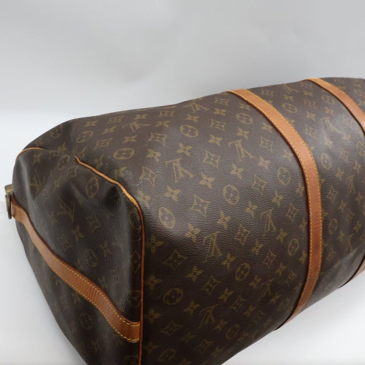 Louis Vuitton Vintage Brown Monogram 60 Keepall Duffle Bag - Lux Central