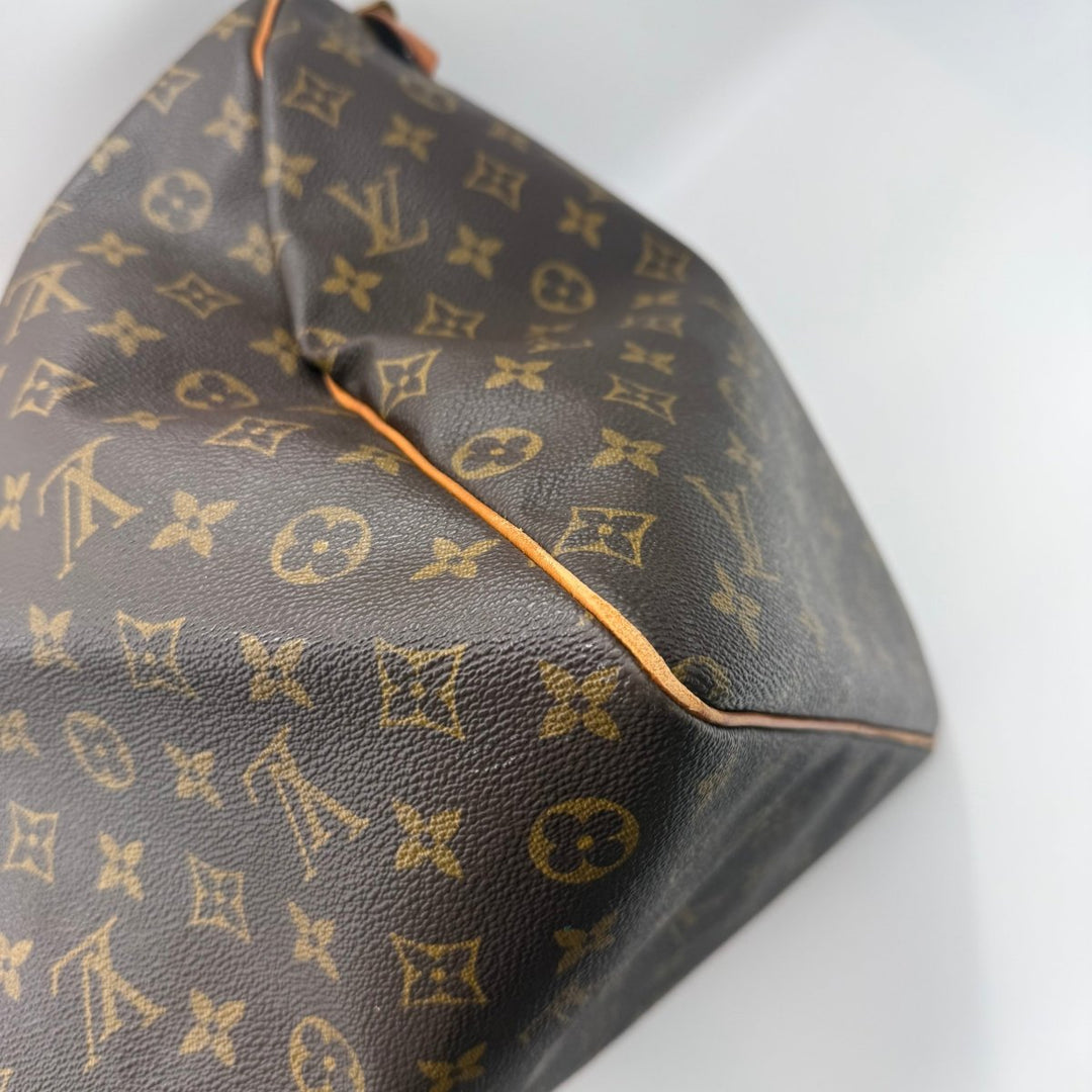 Louis Vuitton Vintage Brown Monogram 60 Keepall Duffle Bag - Lux Central