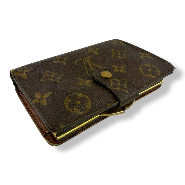 Louis Vuitton Vintage Brown Monogram Card Clip Wallet - Lux Central