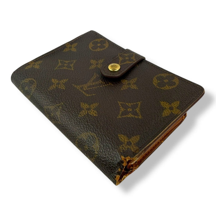 Louis Vuitton Vintage Brown Monogram Card Clip Wallet - Lux Central