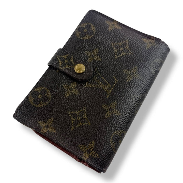 Louis Vuitton Vintage Brown Monogram Card Clip Wallet - Lux Central
