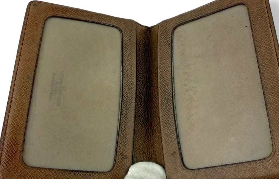 Louis Vuitton Vintage Brown Monogram Card Wallet - Lux Central
