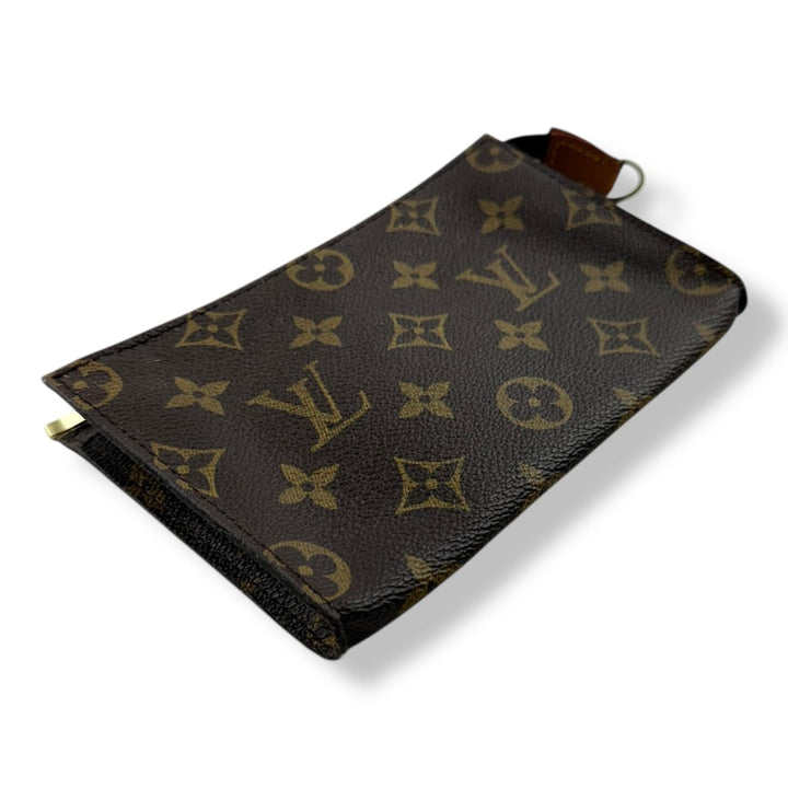 Louis Vuitton Vintage Brown Monogram Classic Signature Mini Bucket Pouch Bag - Lux Central