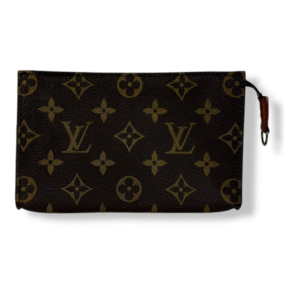 Louis Vuitton Vintage Brown Monogram Classic Signature Mini Bucket Pouch Bag - Lux Central