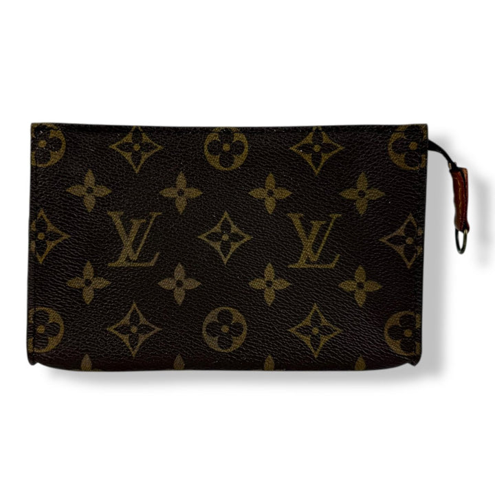 Louis Vuitton Vintage Brown Monogram Classic Signature Mini Bucket Pouch Bag - Lux Central