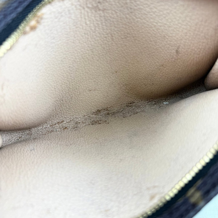 Louis Vuitton Vintage Brown Monogram Classic Signature Mini Bucket Pouch Bag - Lux Central