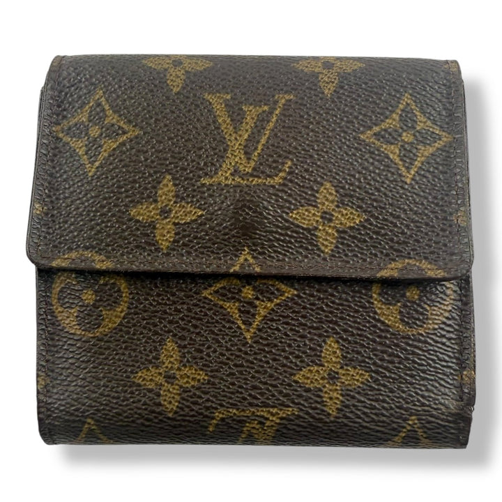 Louis Vuitton Vintage Brown Monogram Compact Bifold Wallet Purse - Lux Central