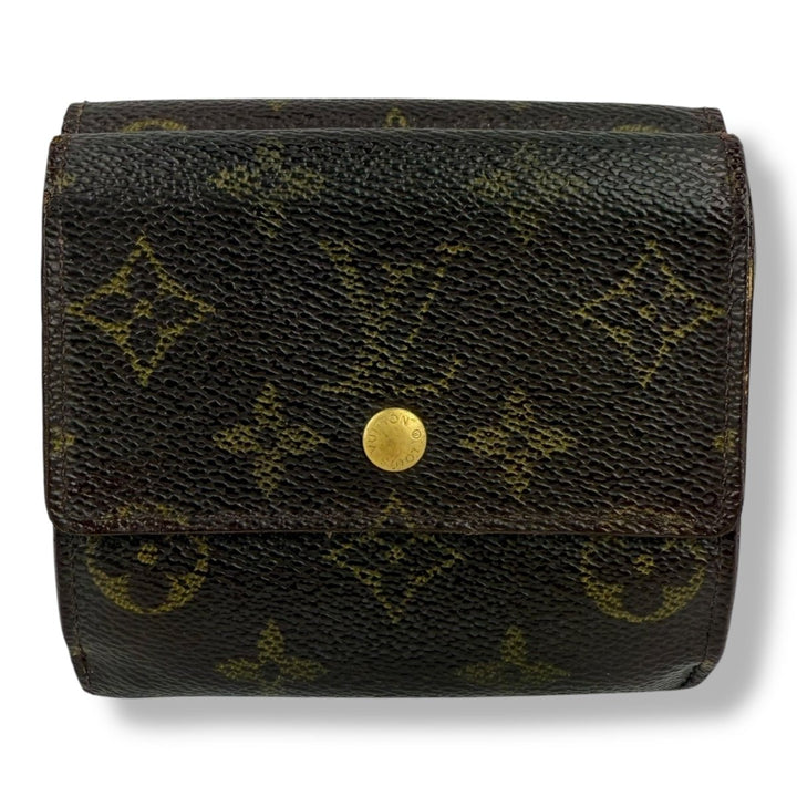 Louis Vuitton Vintage Brown Monogram Compact Bifold Wallet Purse - Lux Central