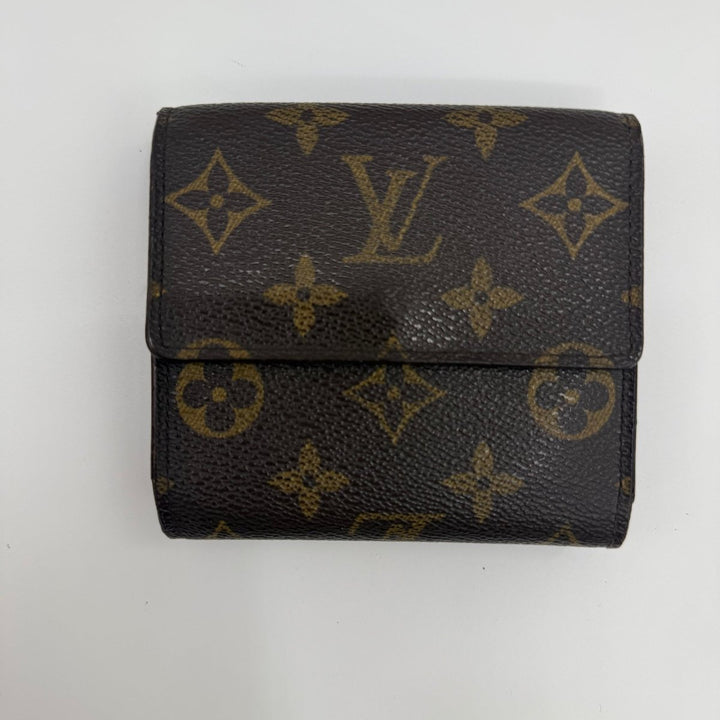 Louis Vuitton Vintage Brown Monogram Compact Bifold Wallet Purse - Lux Central