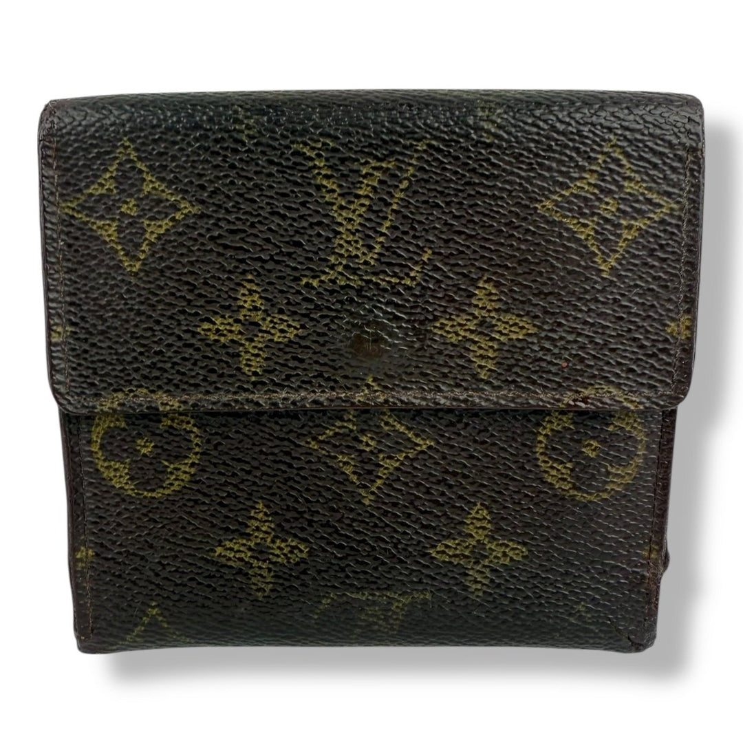 Louis Vuitton Vintage Brown Monogram Compact Bifold Wallet Purse - Lux Central