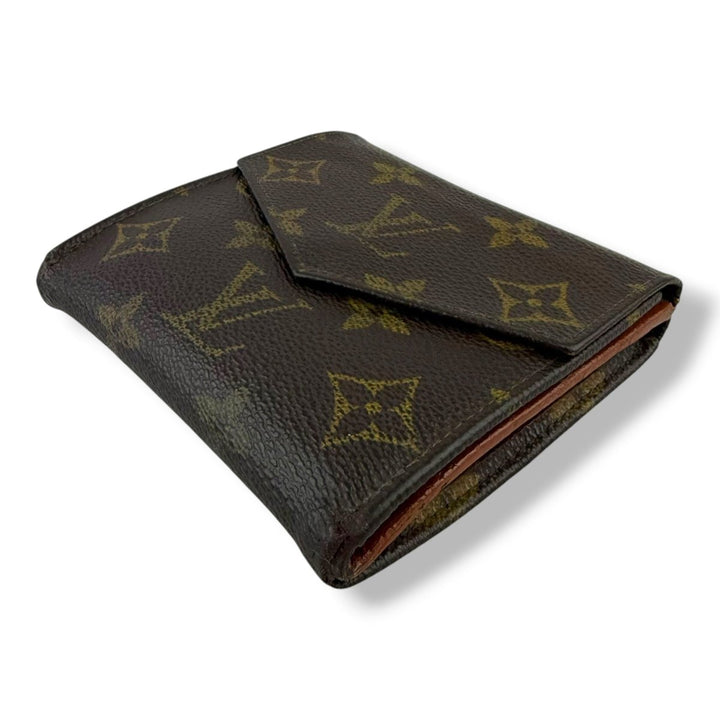Louis Vuitton Vintage Brown Monogram Compact Bifold Wallet Purse - Lux Central