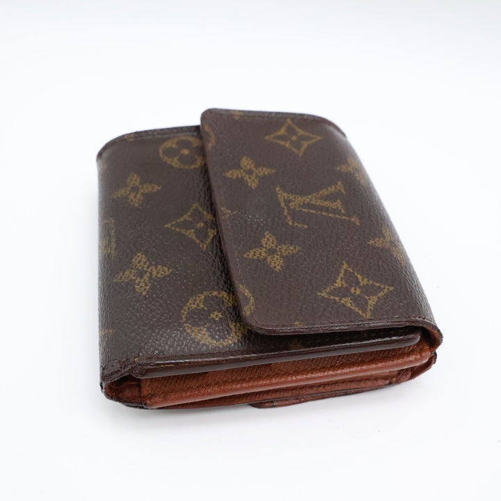 Louis Vuitton Vintage Brown Monogram Compact Bifold Wallet Purse - Lux Central