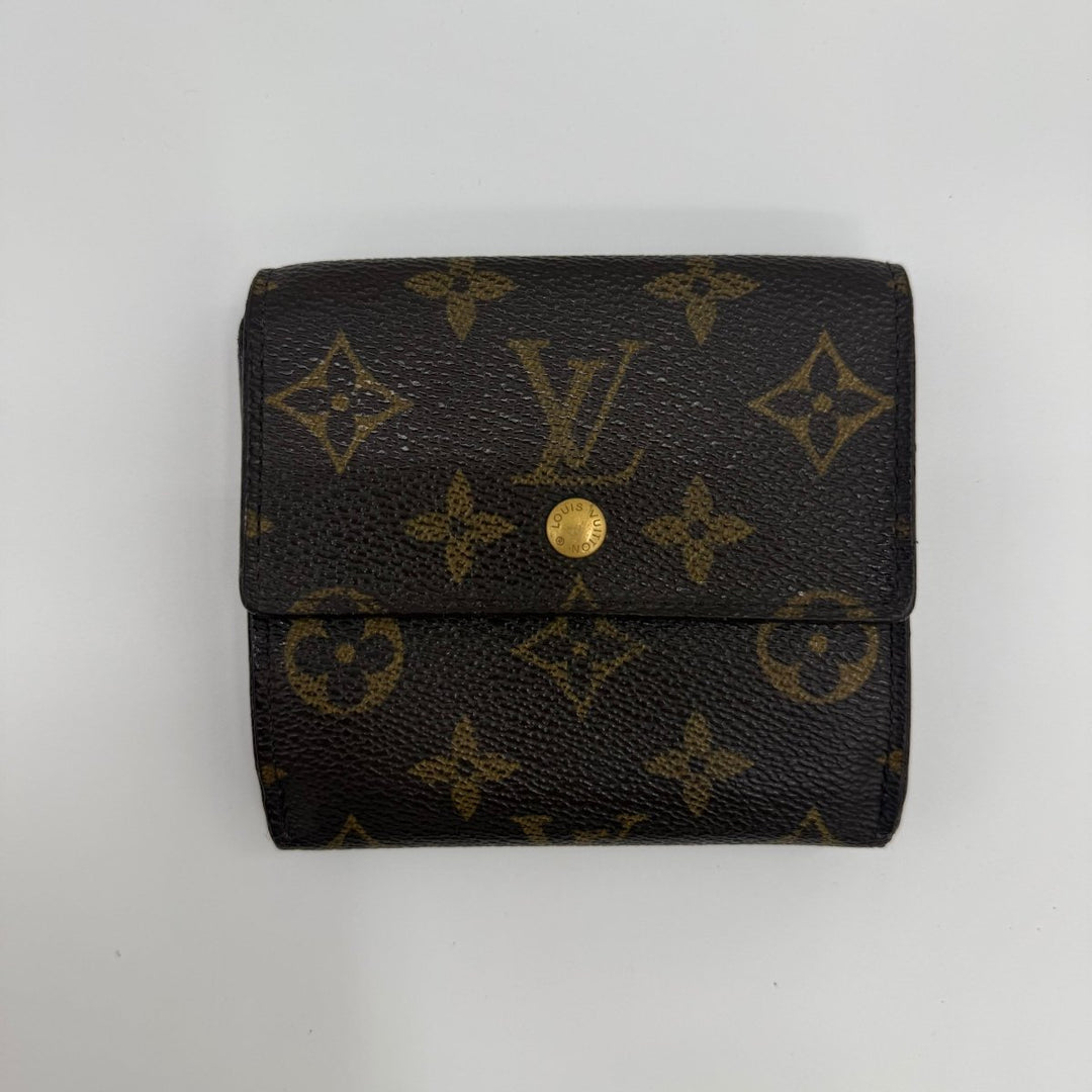 Louis Vuitton Vintage Brown Monogram Compact Bifold Wallet Purse - Lux Central