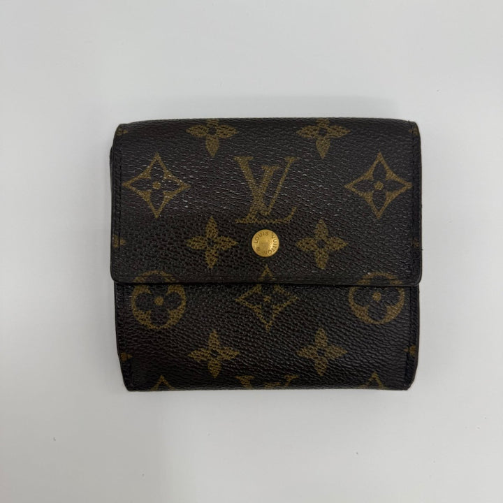 Louis Vuitton Vintage Brown Monogram Compact Bifold Wallet Purse - Lux Central