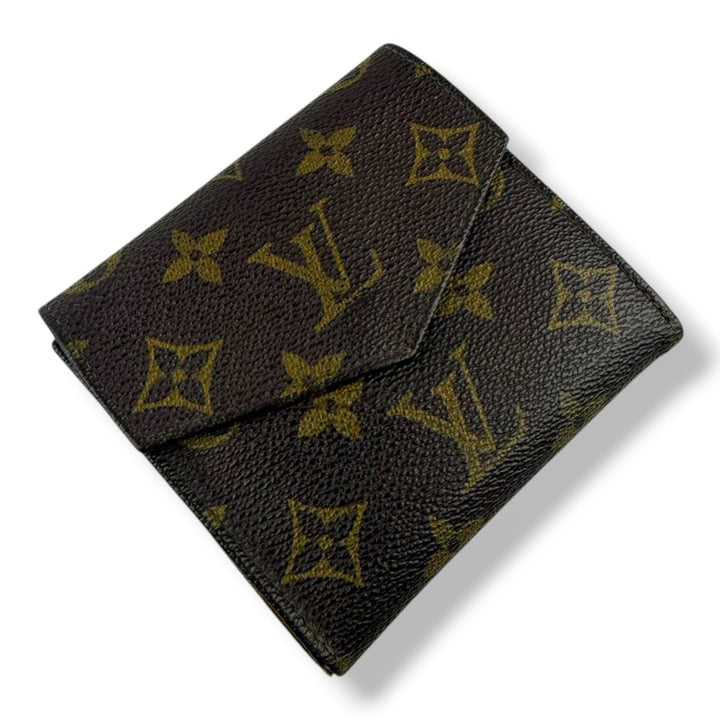 Louis Vuitton Vintage Brown Monogram Compact Bifold Wallet Purse - Lux Central