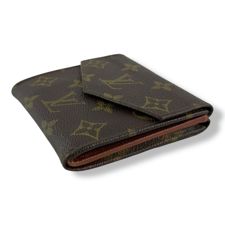 Louis Vuitton Vintage Brown Monogram Compact Bifold Wallet Purse - Lux Central