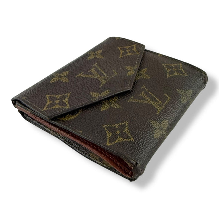 Louis Vuitton Vintage Brown Monogram Compact Bifold Wallet Purse - Lux Central