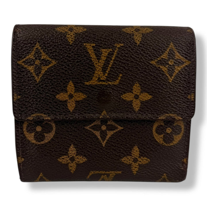 Louis Vuitton Vintage Brown Monogram Compact Bifold Wallet Purse - Lux Central