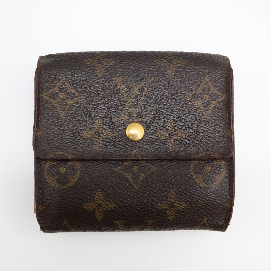 Louis Vuitton Vintage Brown Monogram Compact Bifold Wallet Purse - Lux Central